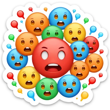 animated Panic Zone sticker