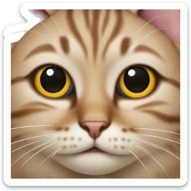 A cat that smells like poop sticker