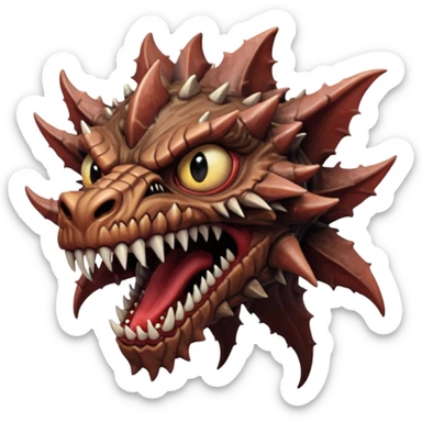 Stranger things 5 demogorgon sticker