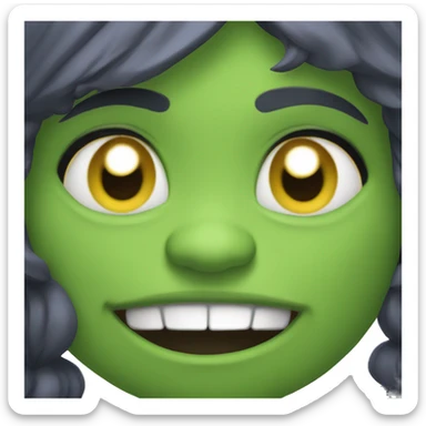 fiona ogre sticker