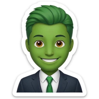 À mix between ataturk and Shrek : atashrek sticker