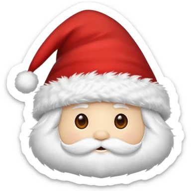 santa hat only no face no head sticker