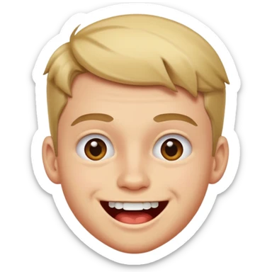 frat boy lip biting emoji sticker