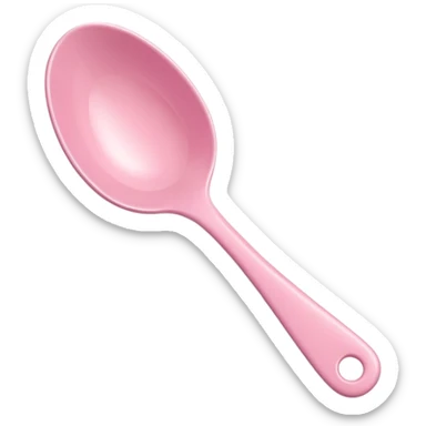 babypink spoon sticker