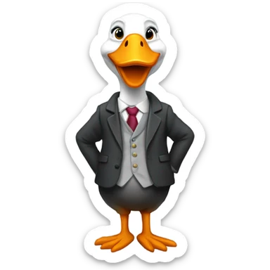 Lawyer goose sticker