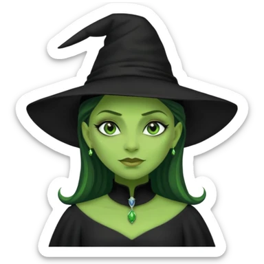 wicked elphaba sticker