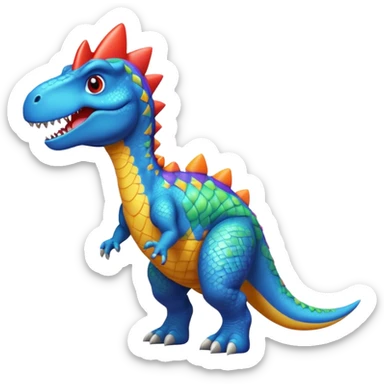 Dinosaurs with Rockets sticker