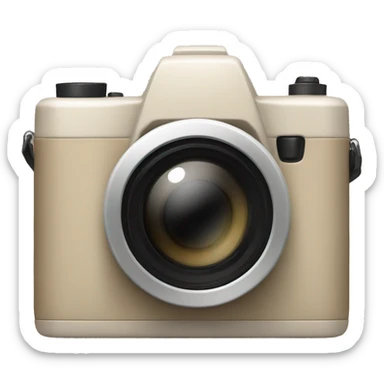 Camera beige sticker
