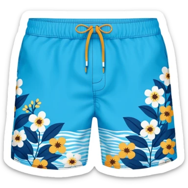 swim trunk sticker