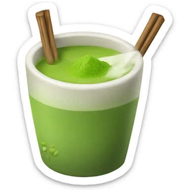 Matcha sticker