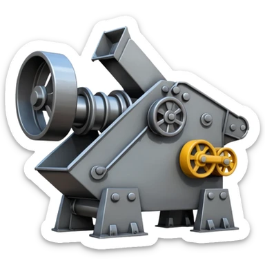 An Emoji of a KPI FT2650 Rock Crusher sticker