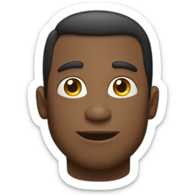 guy loves his iphone sticker