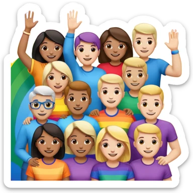 pride charcters sticker