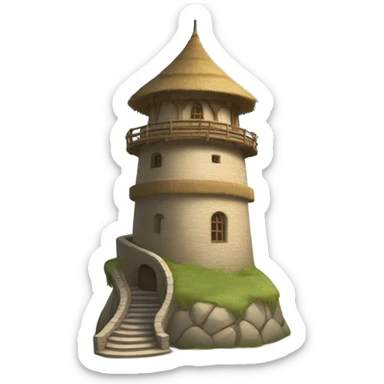 Rapunzel tower sticker