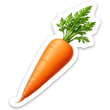 Carrot sticker