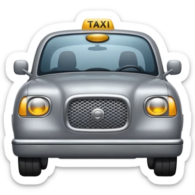grey taxi sticker
