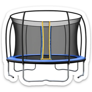 basic trampoline sticker
