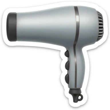 Blow dryer sticker