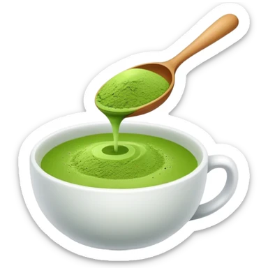 Matcha sticker