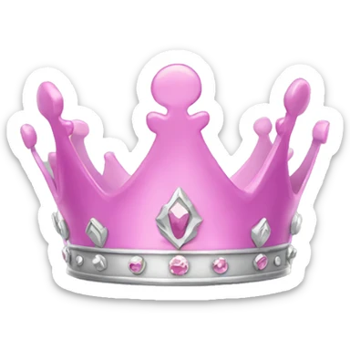 girly crown sticker