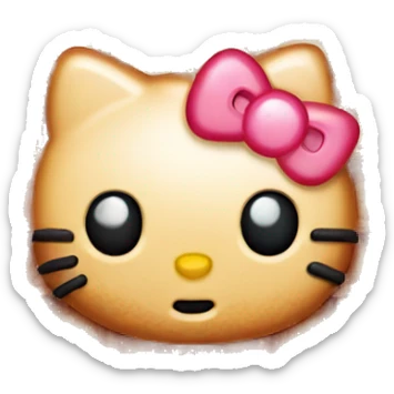 Hello kitty waffle  sticker