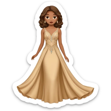 woman gala night actor sticker