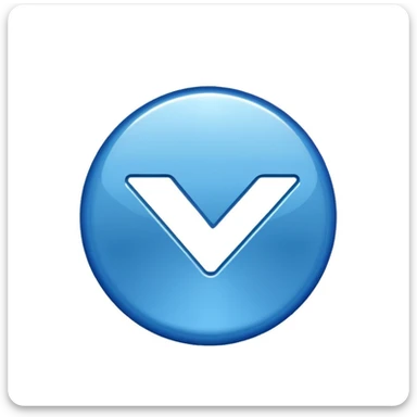 Verified blue check mark sticker