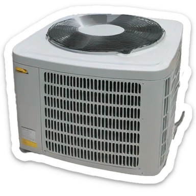 Pressure washing air conditioner  sticker