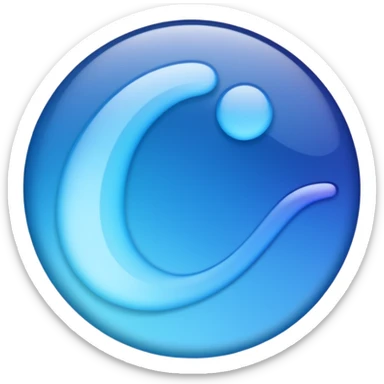 Temperature with blue hues sticker