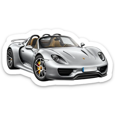 porshe 918 spyder sticker