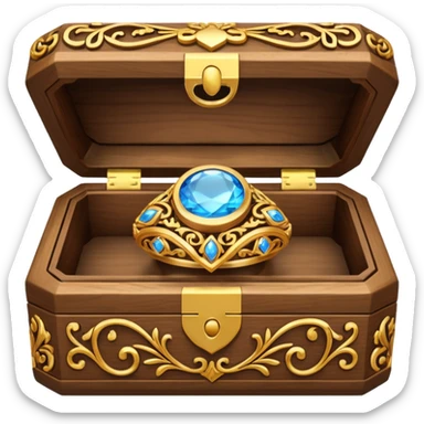 wedding ring box sticker