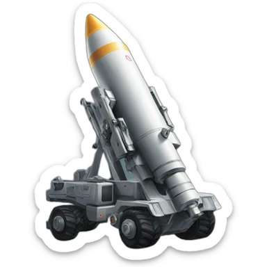 american rocket launcher sticker