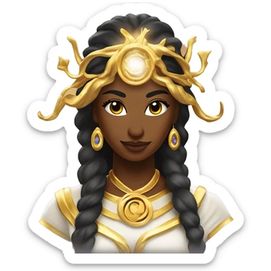 (Technomancy Tuitorial @ https://youtu.be/SgQQU_Szm1A?si=L9Fu0e7bzgv7XrSN) Technomancy Divine Magical Divine Goddess sticker