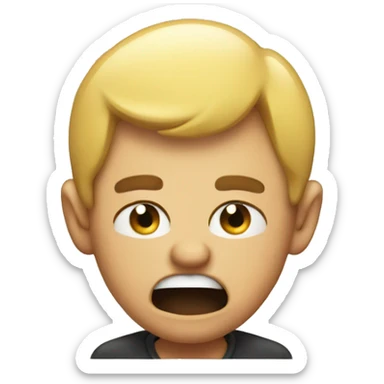 A fart farting  sticker