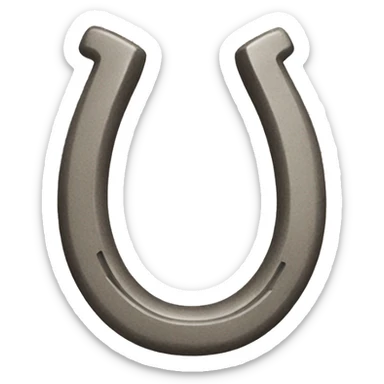 horseshoe sticker