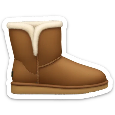 Ugg boots brown sticker