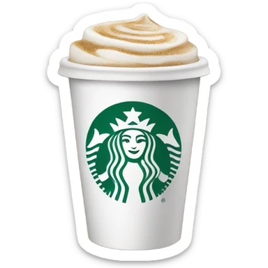 Cup of Starbucks coffee  sticker