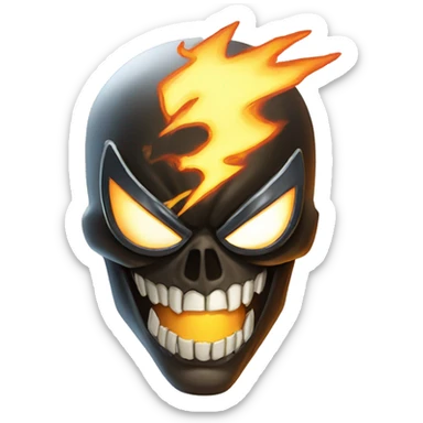 Ghost Rider Spider-man sticker