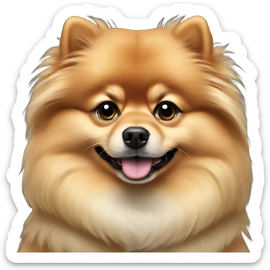 noble pomeranian sticker