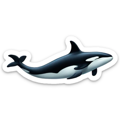 killer whale sticker