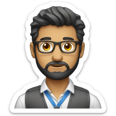 phone project manager Luis sticker