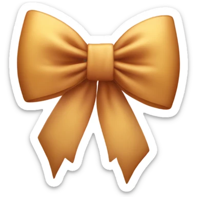 Coquette bow emoji sticker