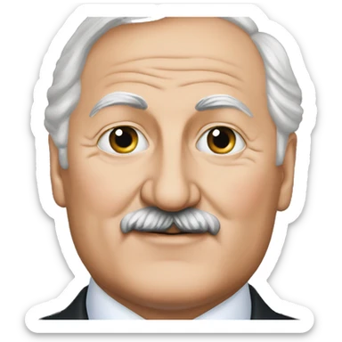 Alexander Lukashenko president of Belarus sticker