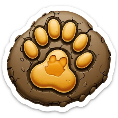 paw print sticker
