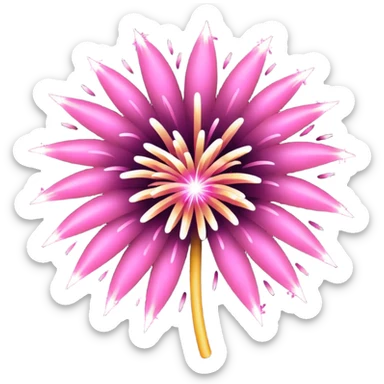 firework pink sticker