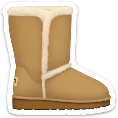 beige uggs sticker