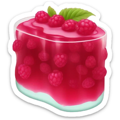 raspberry jelly sticker