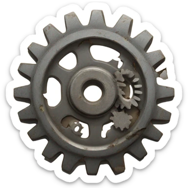 broken Gear 5th sticker