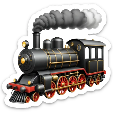 Steam Train sticker