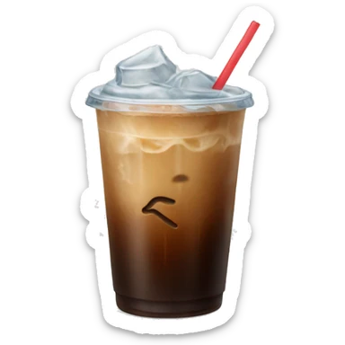 iced coffee sticker